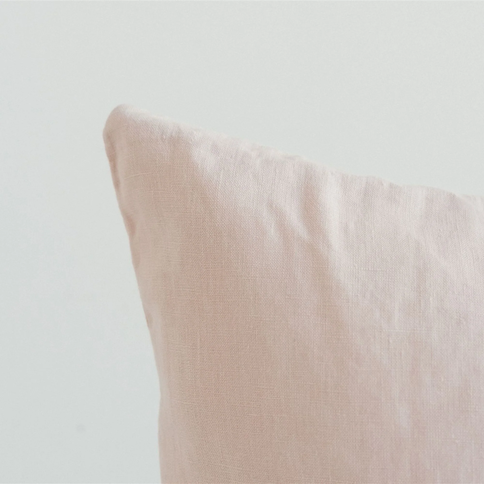 Blush Pink Linen Cushion Cover - Image 2