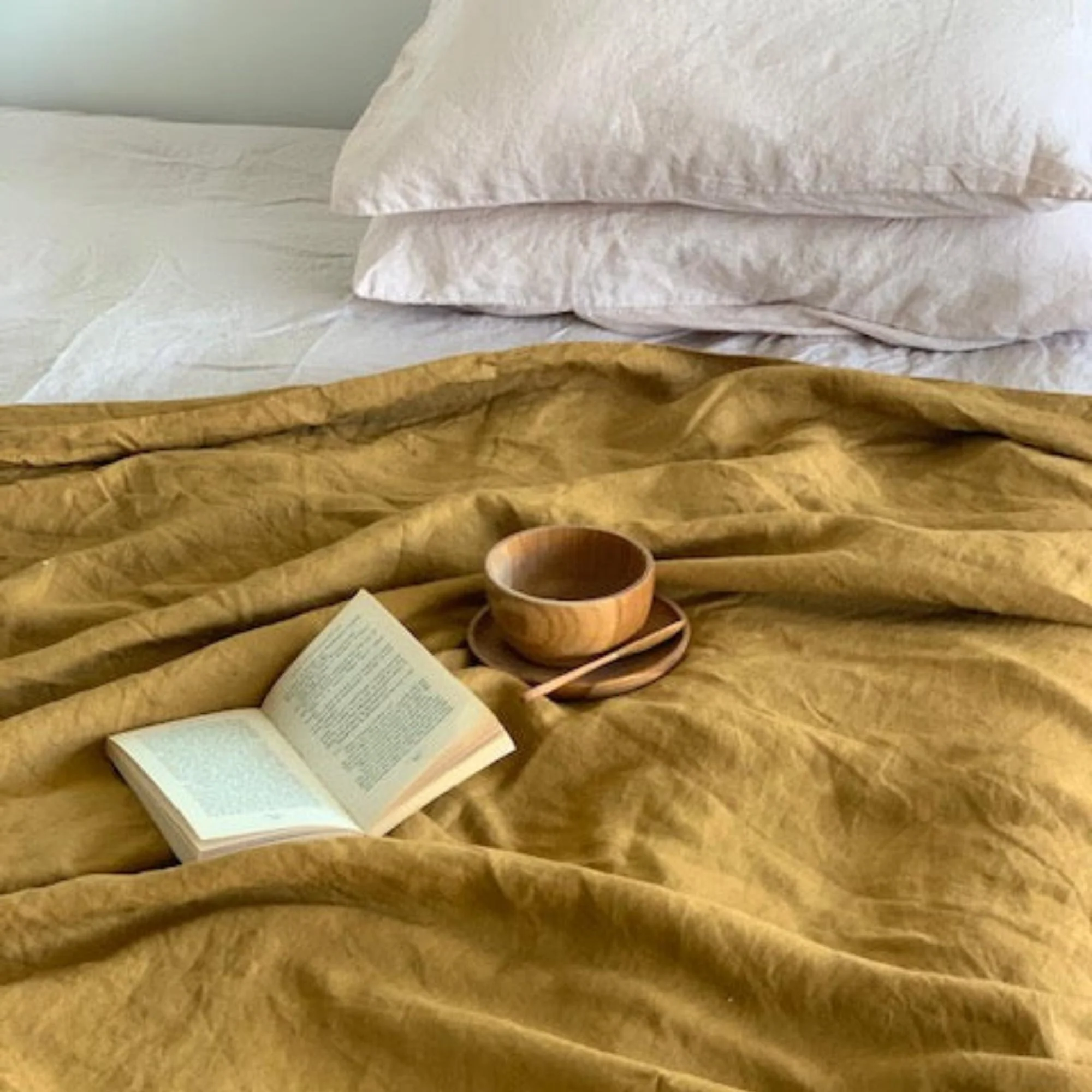 Blush Pink Linen Pillowcases - Image 10