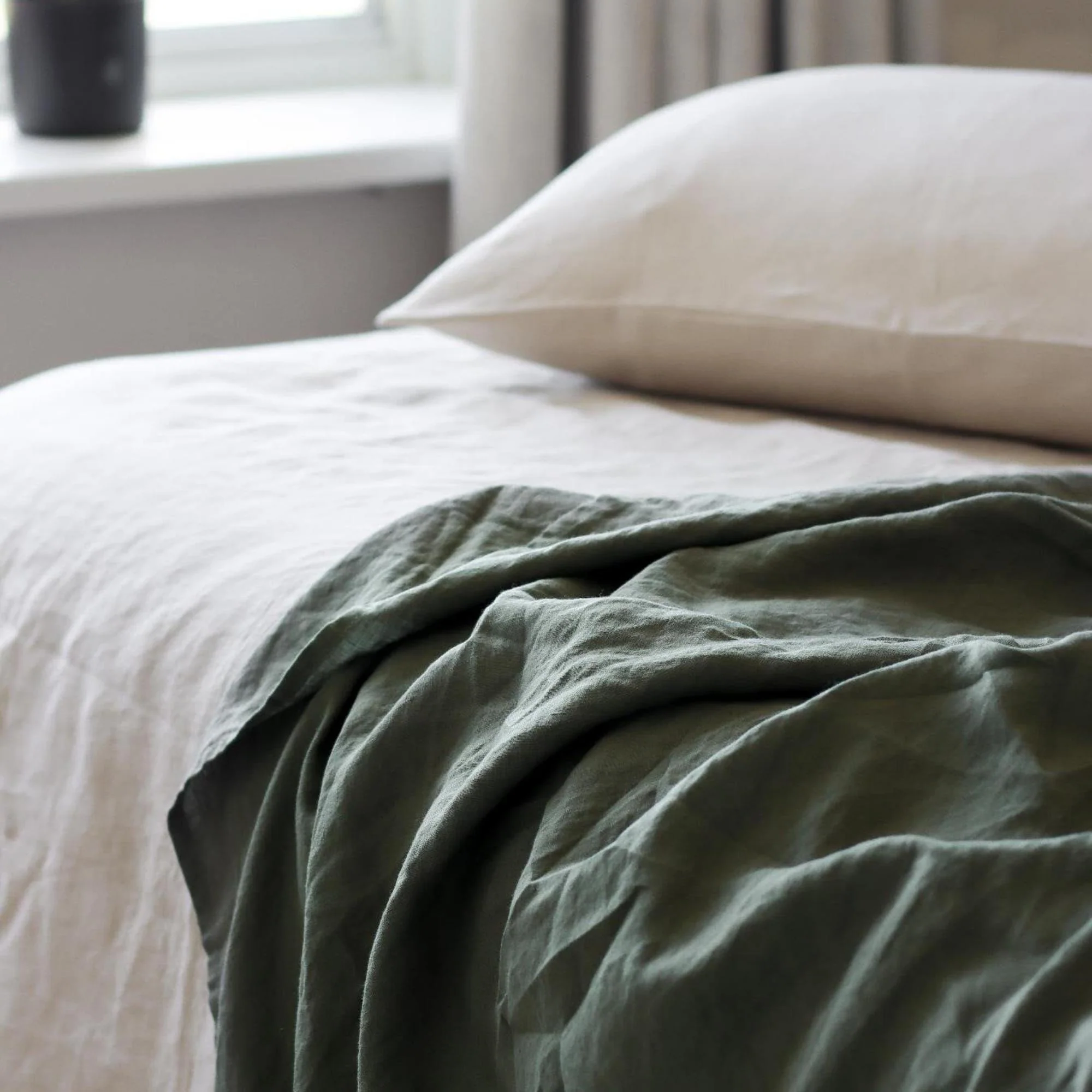Cactus Linen Flat Sheet - Image 13