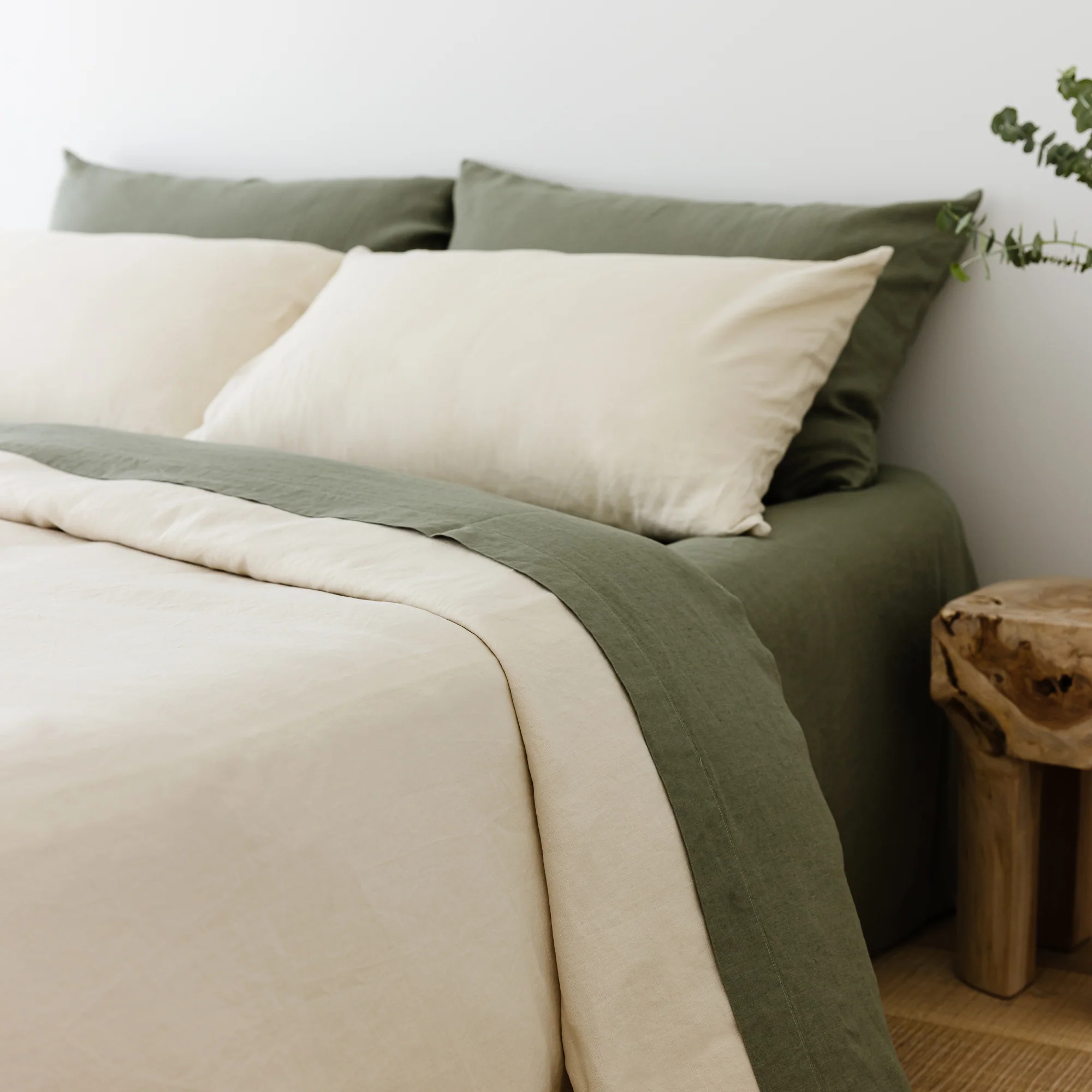 Cactus Linen Flat Sheet - Image 2