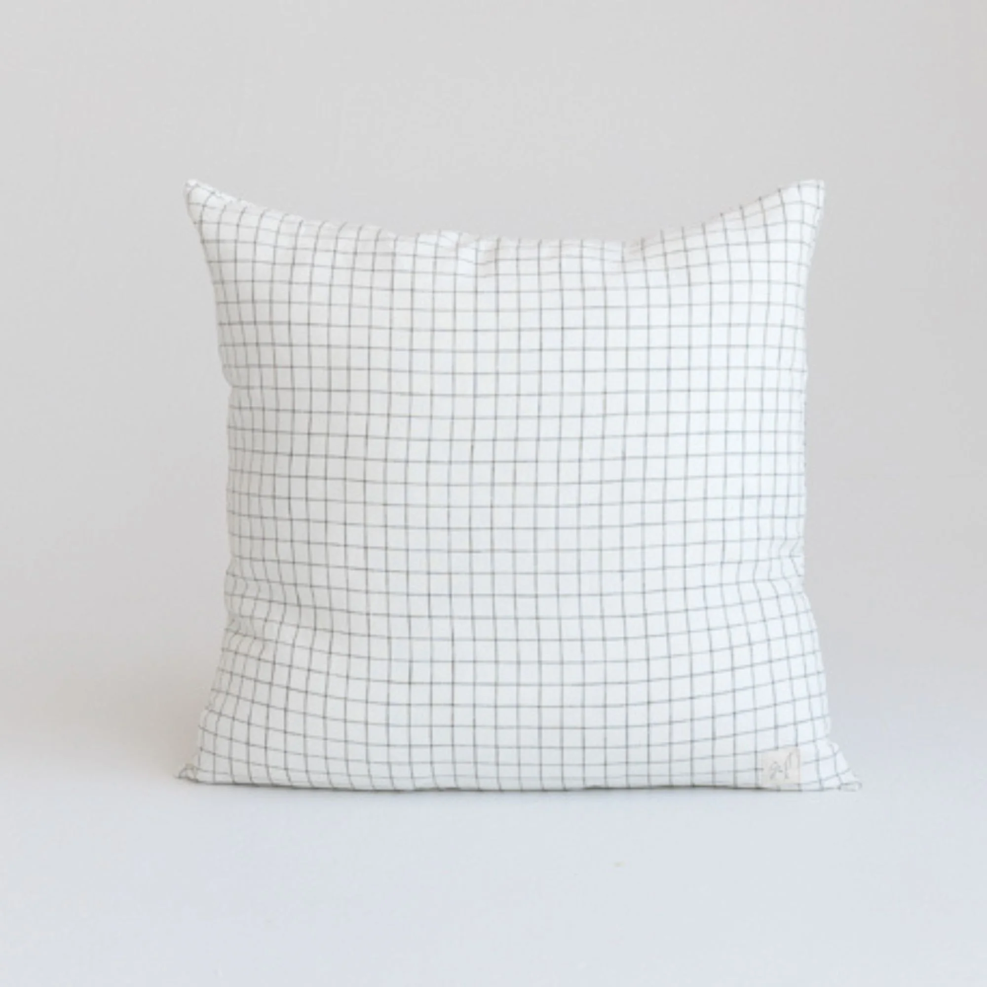 Cactus Grid Linen Cushion Cover