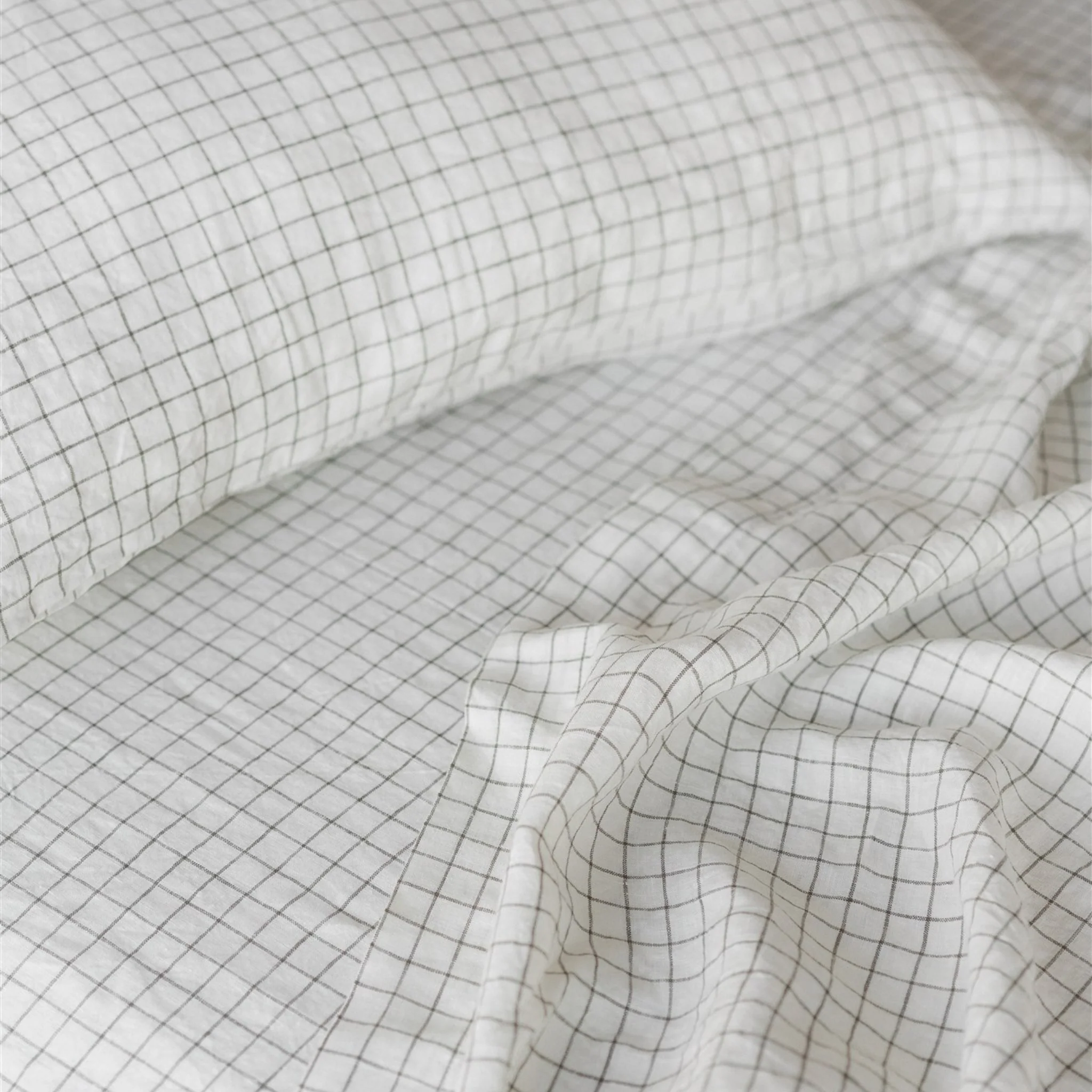 Cactus Grid Linen Pillowcases - Image 7