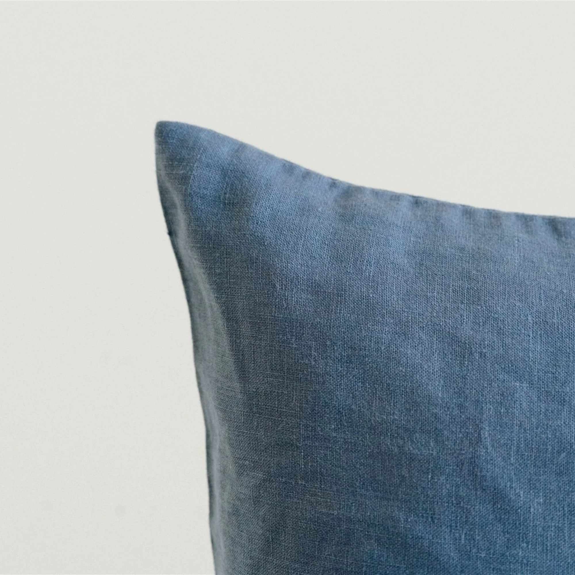 Coastal Blue Linen Cushion Cover - Image 2