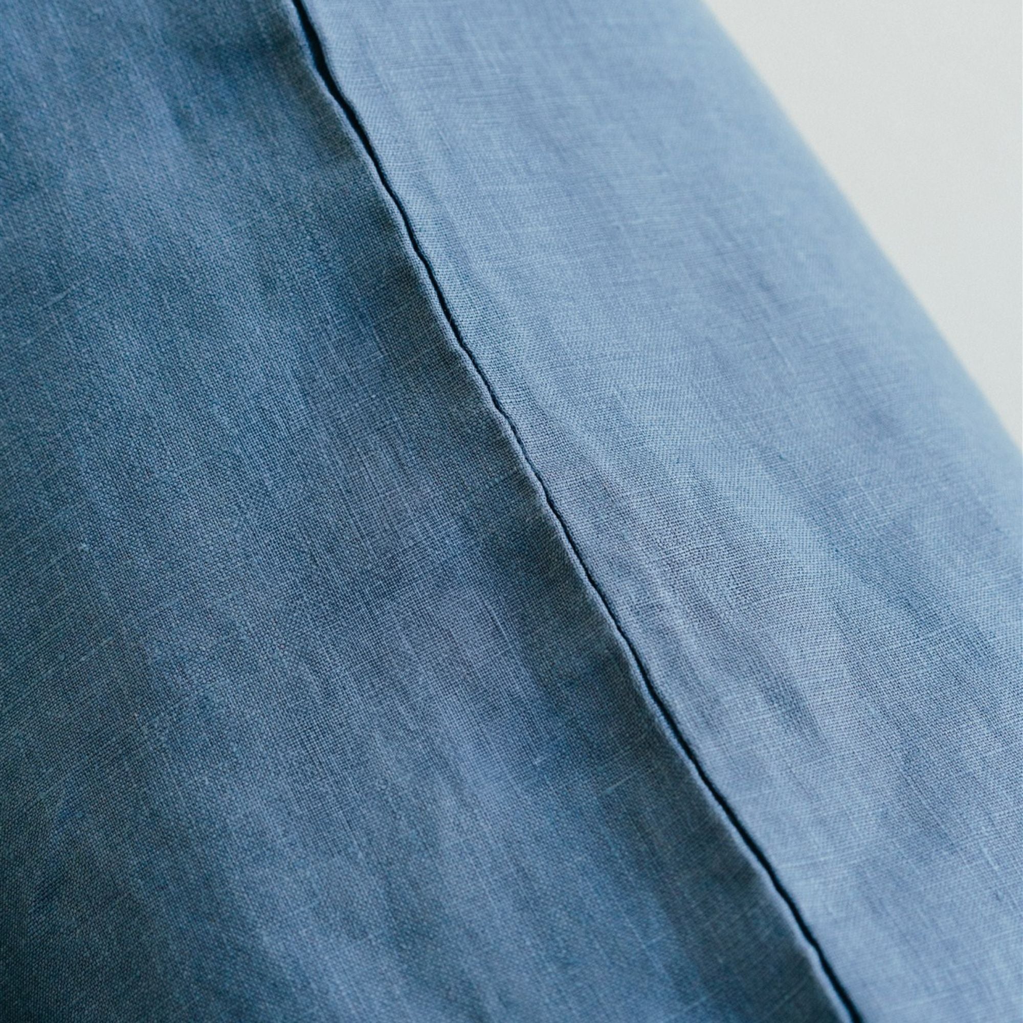 Coastal Blue Linen Cushion Cover - Image 3