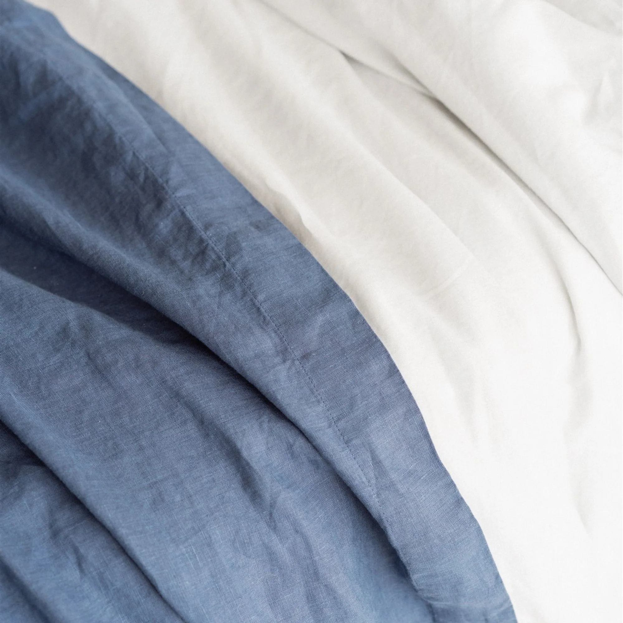 Coastal Blue Linen Duvet - Image 6