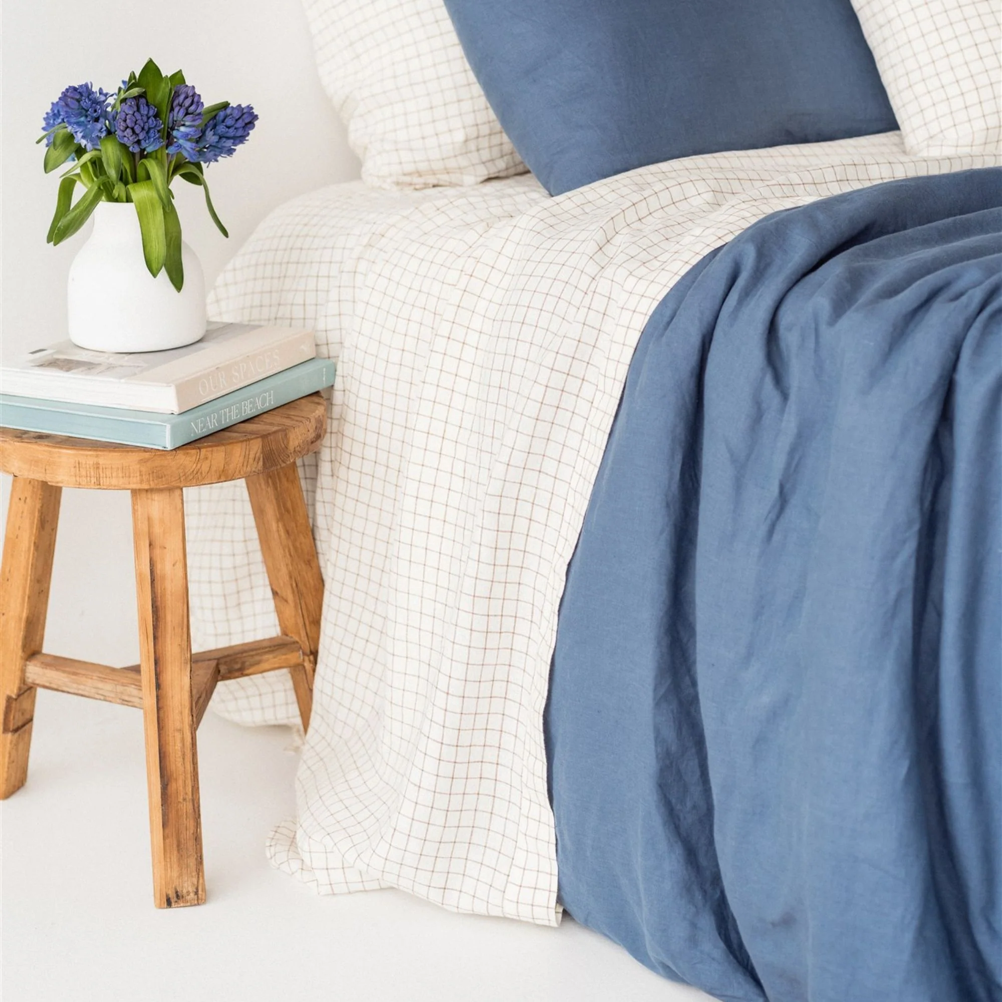 Coastal Blue Linen Duvet - Image 8