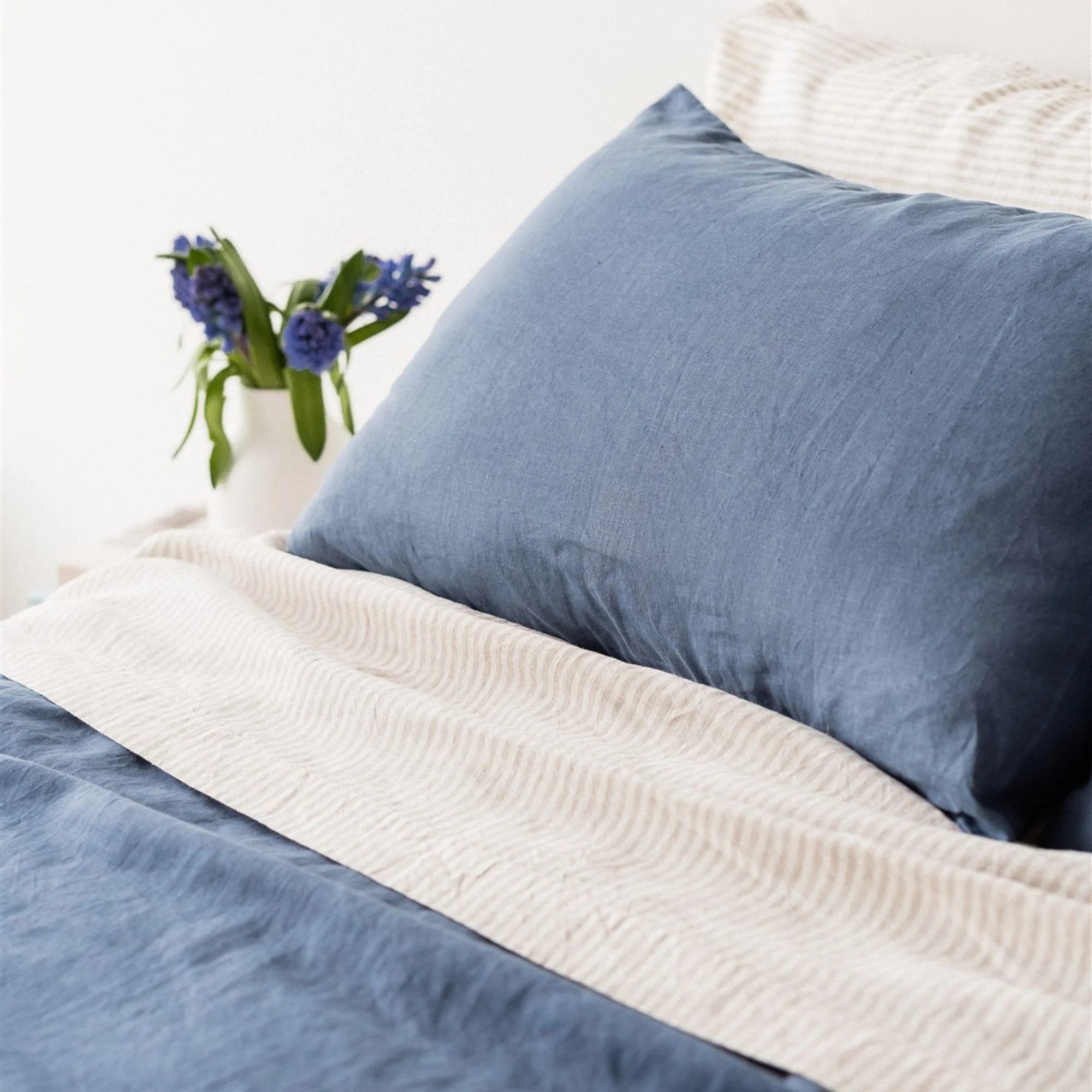 Coastal Blue Linen Pillowcases - Image 6