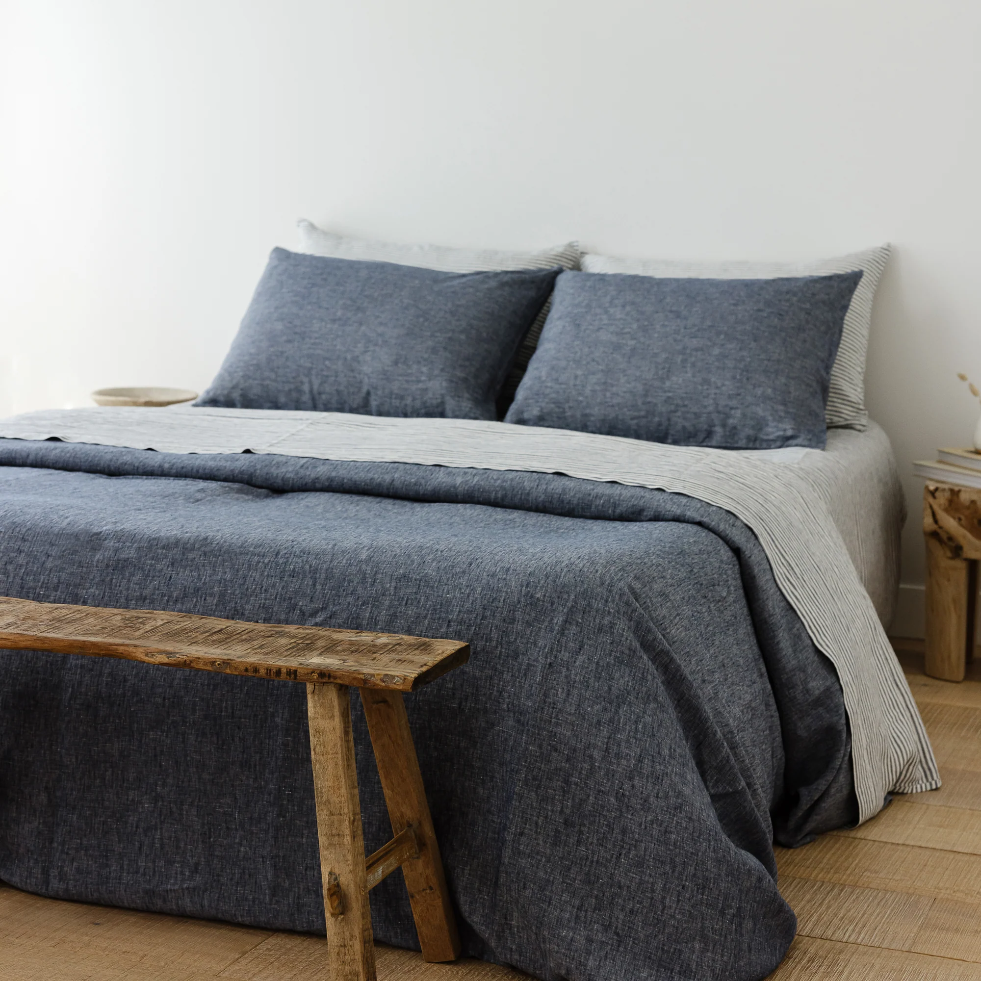 Denim Linen Pillowcases - Image 6