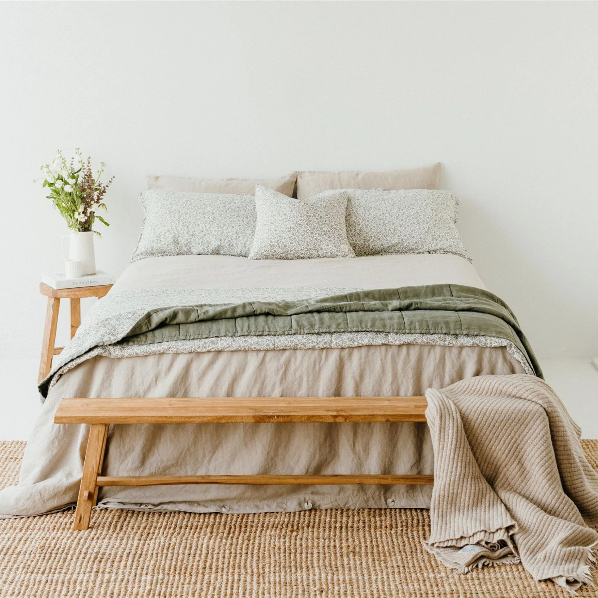 Evelyn x Cactus Linen Cot Quilt - Image 5