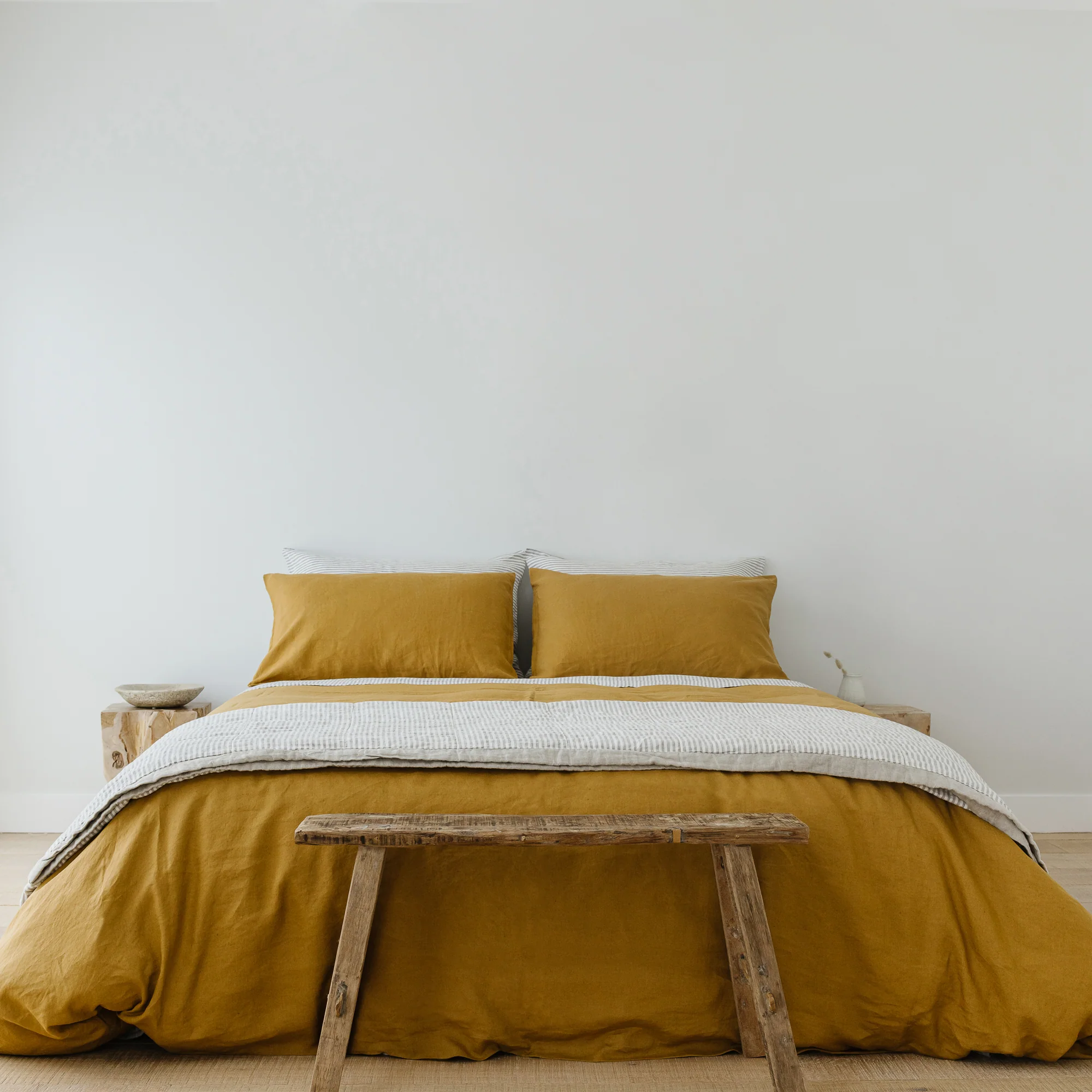 Ginger Honey Linen Pillowcases - Image 6
