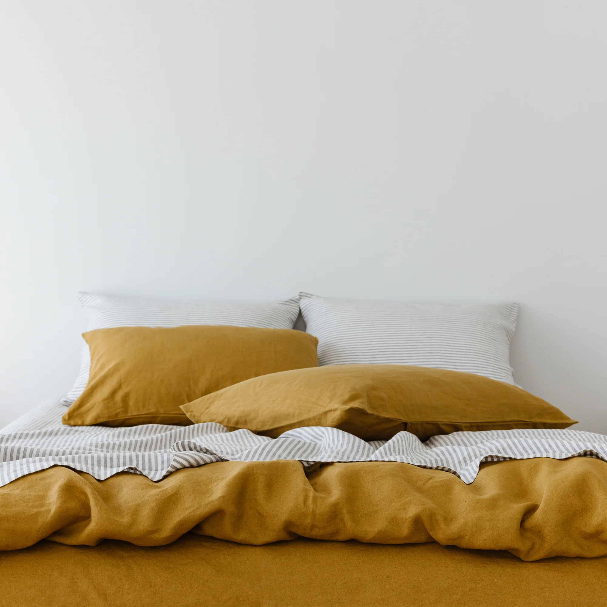 Ginger Honey Linen Pillowcases - Image 7