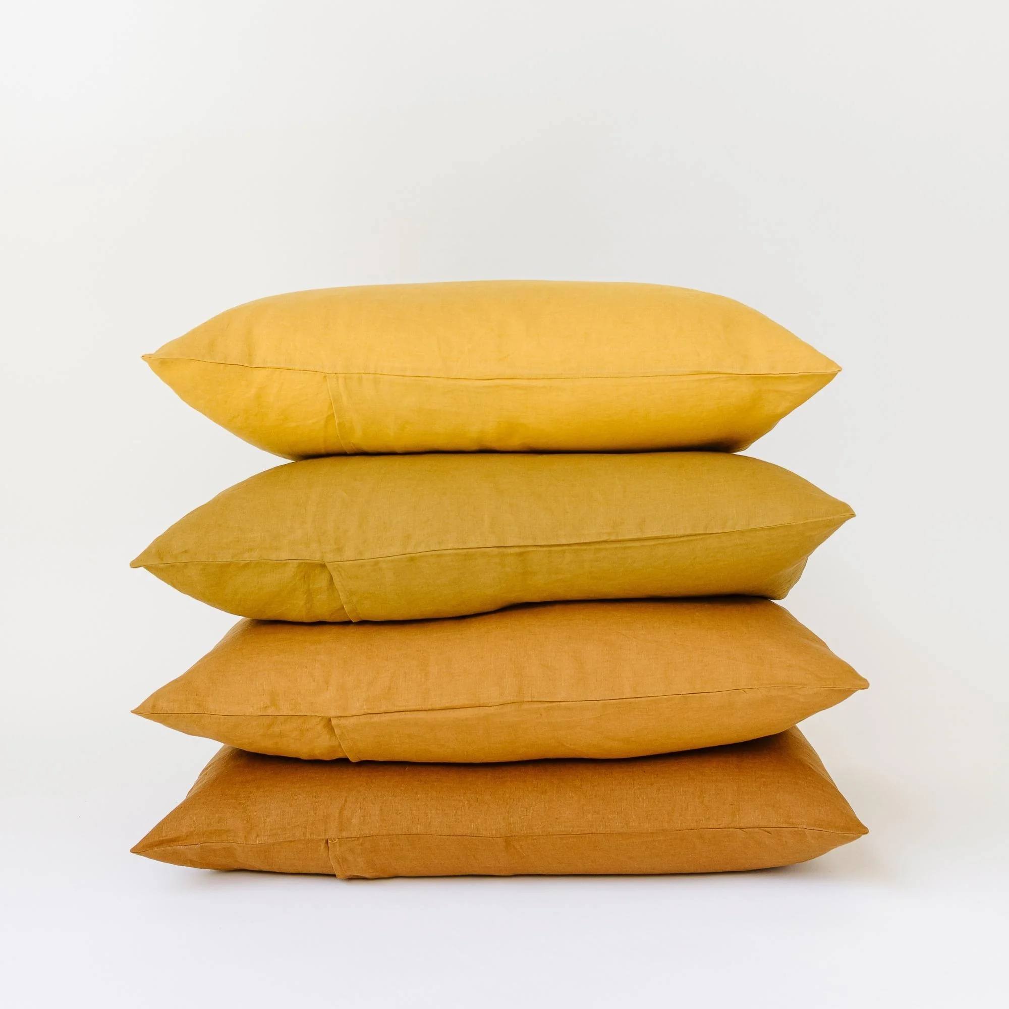 Ginger Honey Linen Pillowcases - Image 8