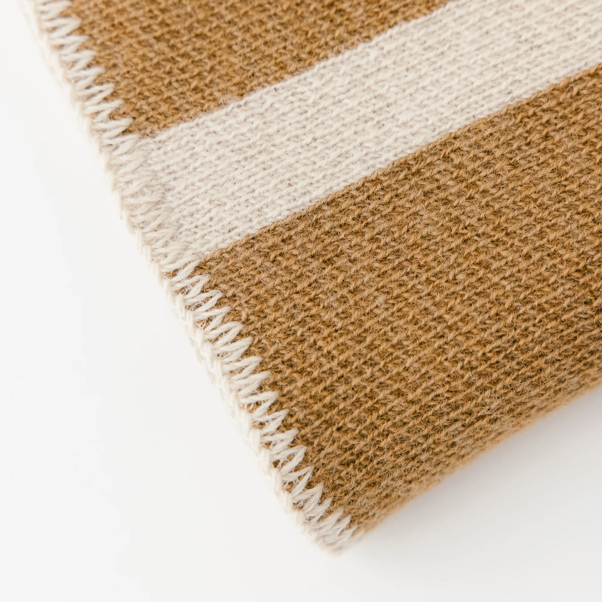 Ginger Honey Wool Baby Blanket - Image 4