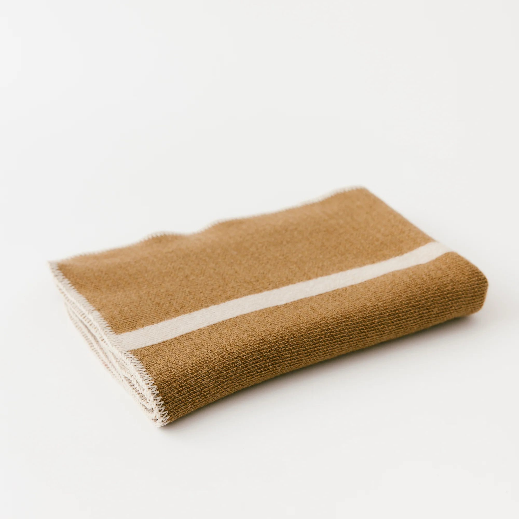 Ginger Honey Wool Baby Blanket - Image 5