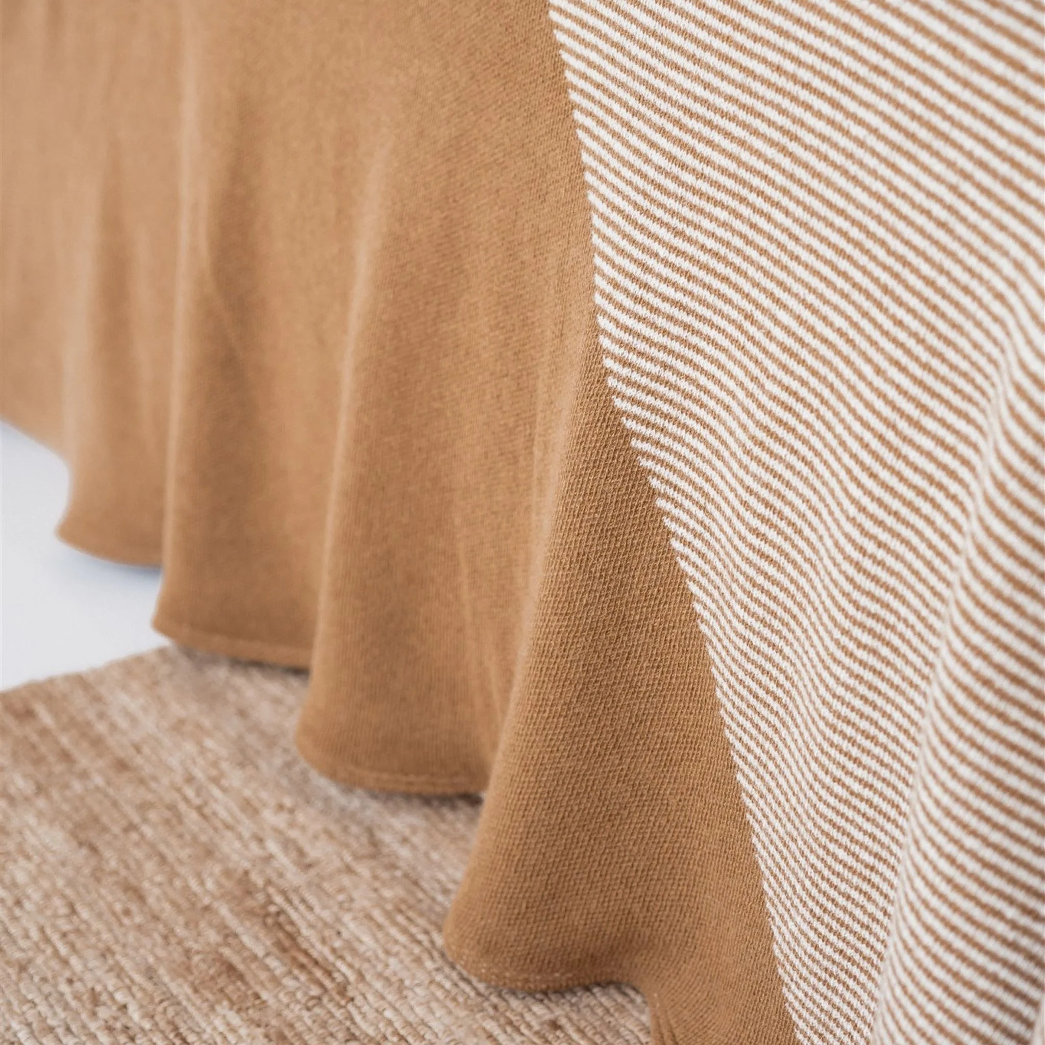Ginger Honey Wool Bedspread - Image 12