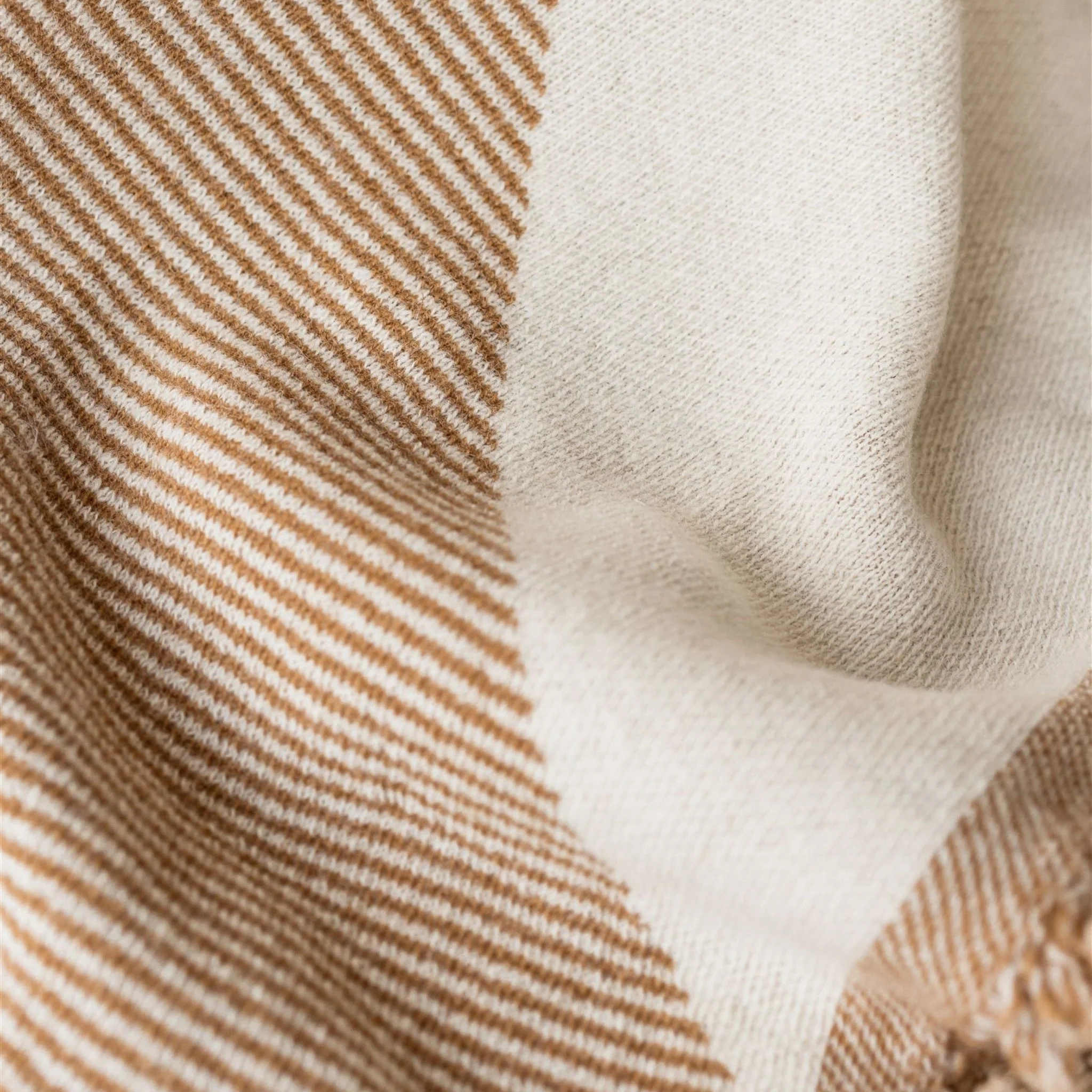 Ginger Honey Wool Bedspread - Image 13