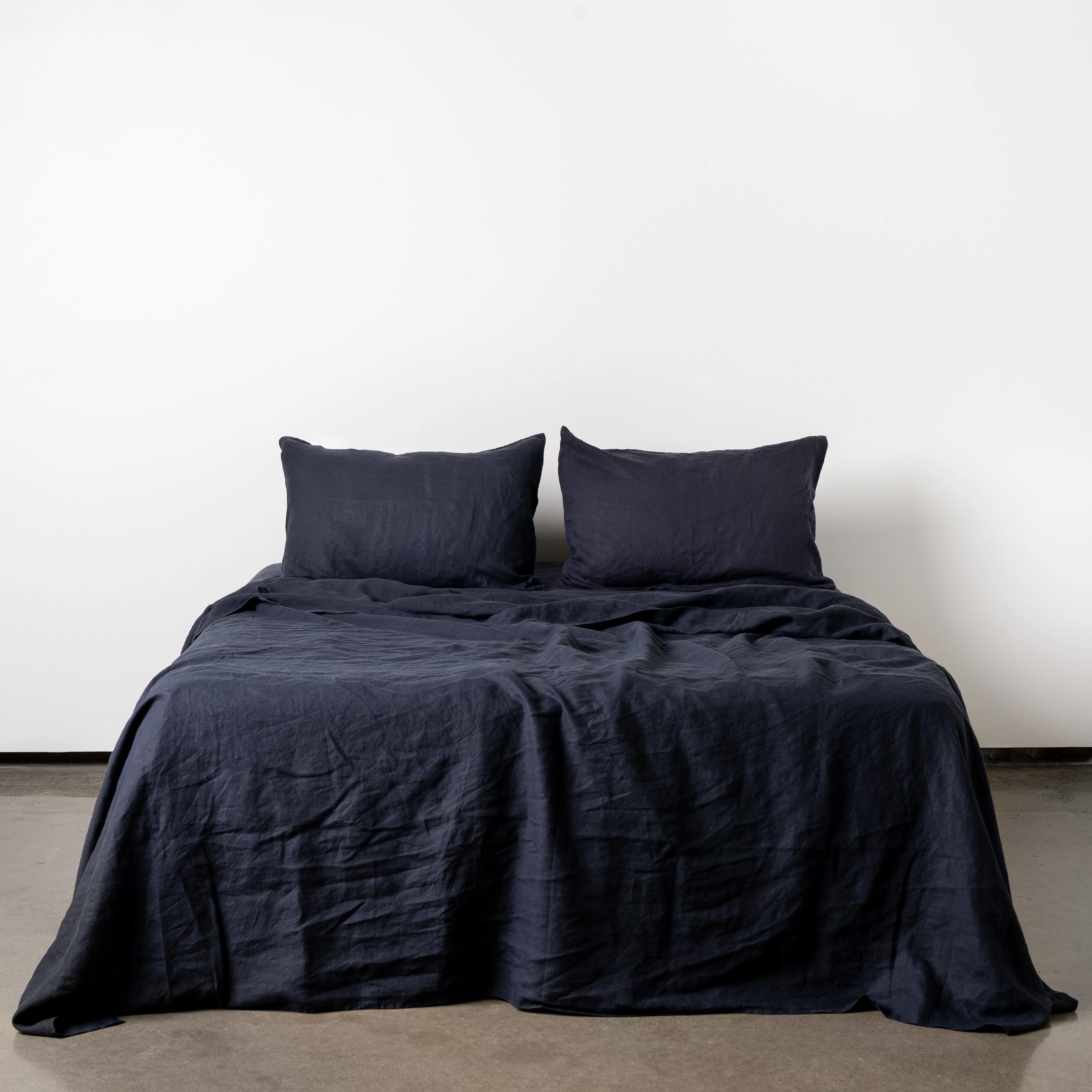 Midnight Blue Linen Pillowcases - Image 12