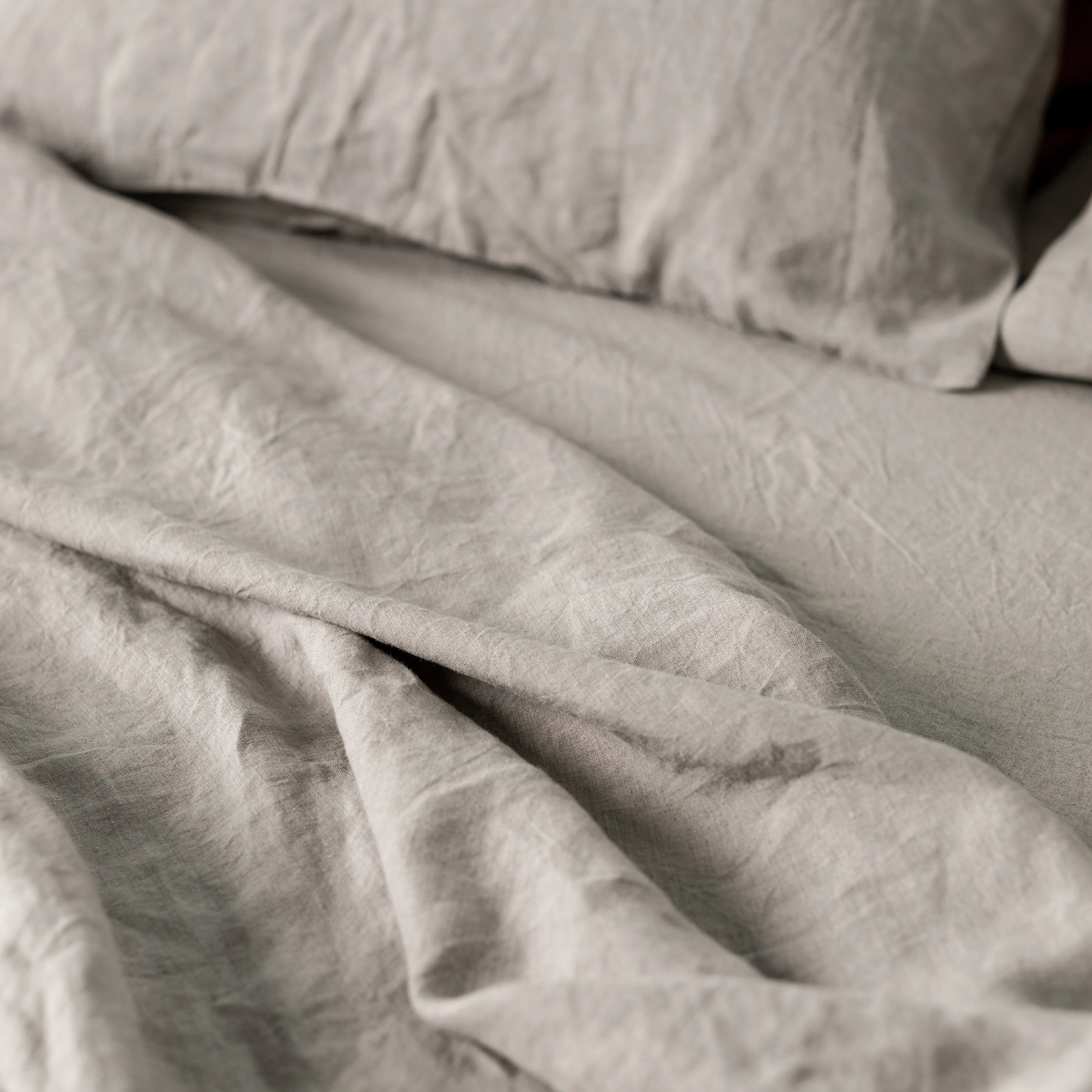 Natural Linen Flat Sheet - Image 6