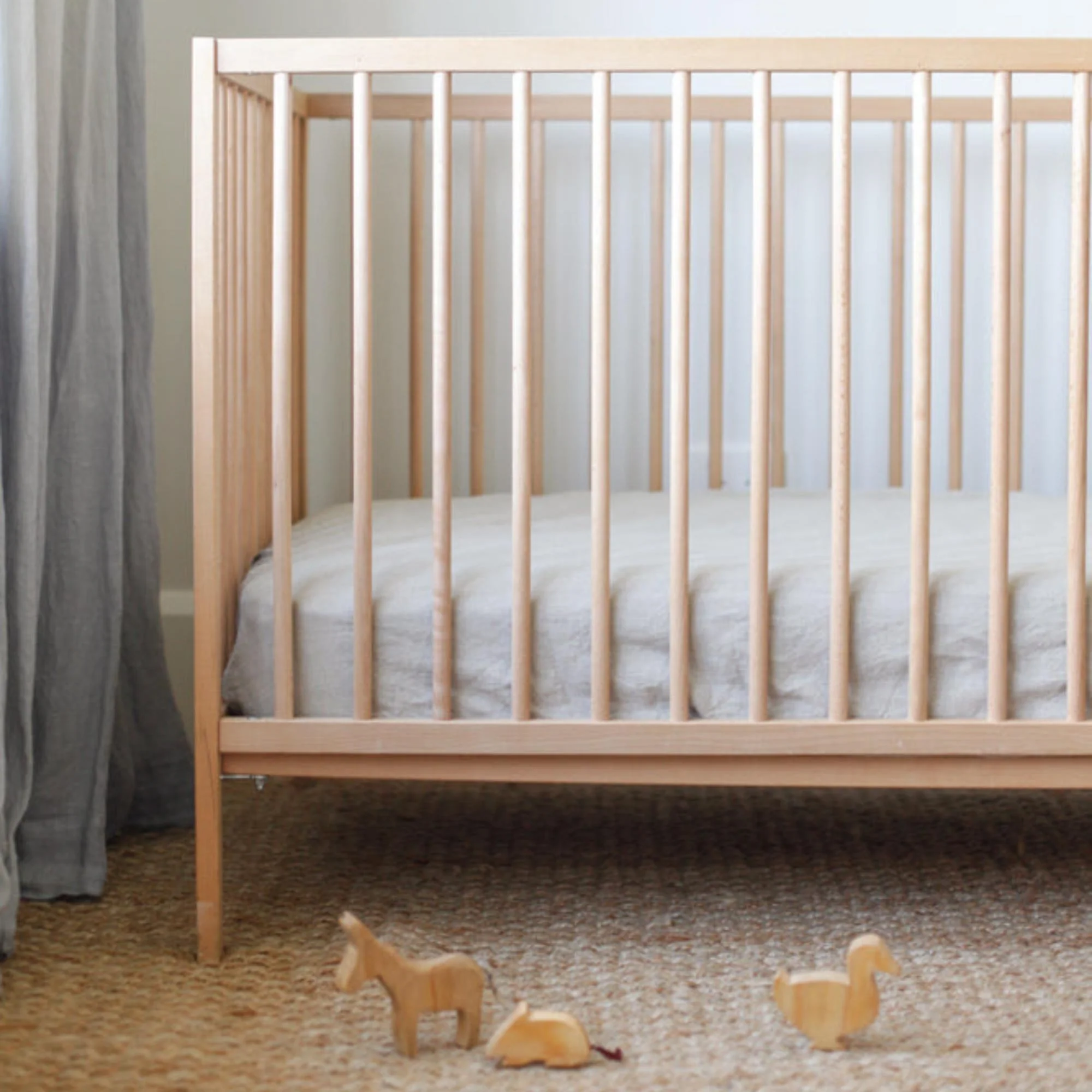 Natural Linen Cot Duvet - Image 4