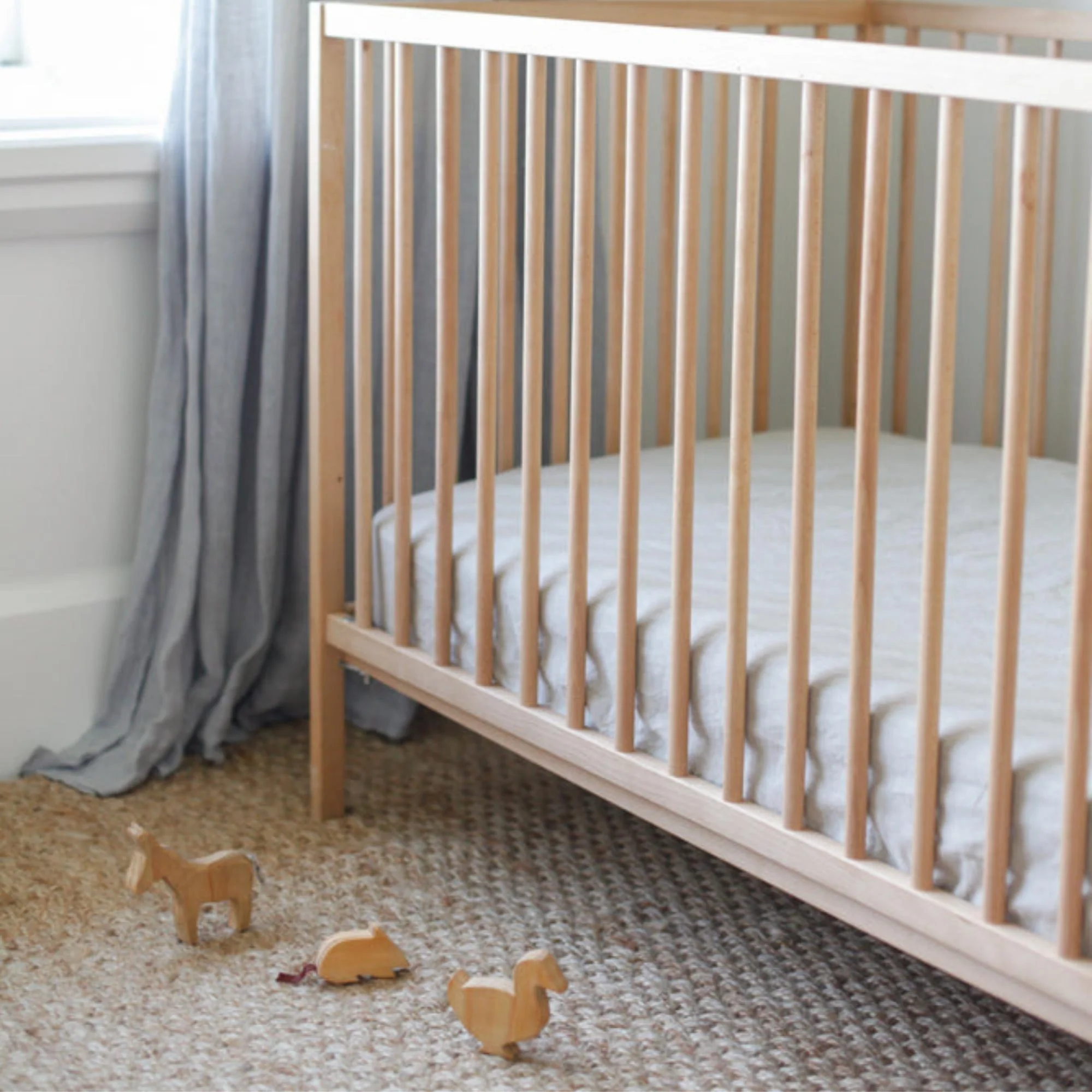 Natural Linen Cot Duvet - Image 5