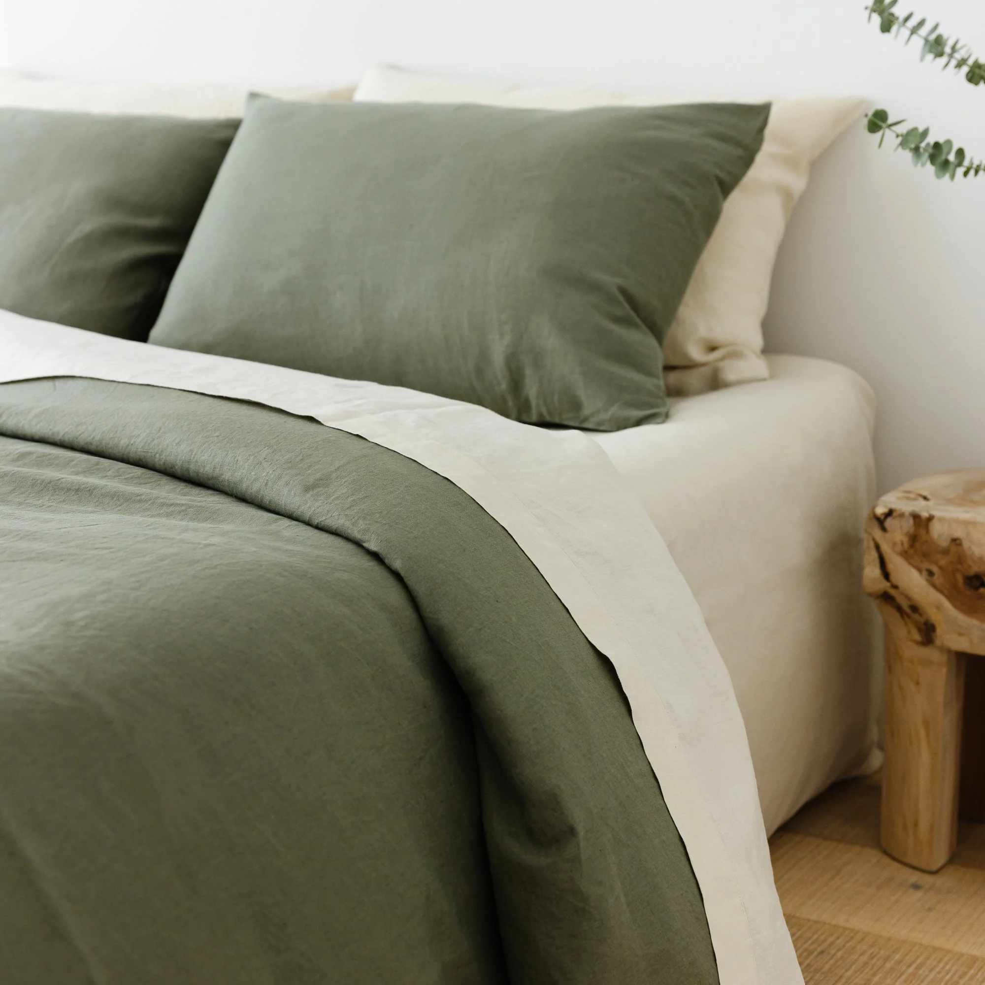 Oat Linen Flat Sheet - Image 7