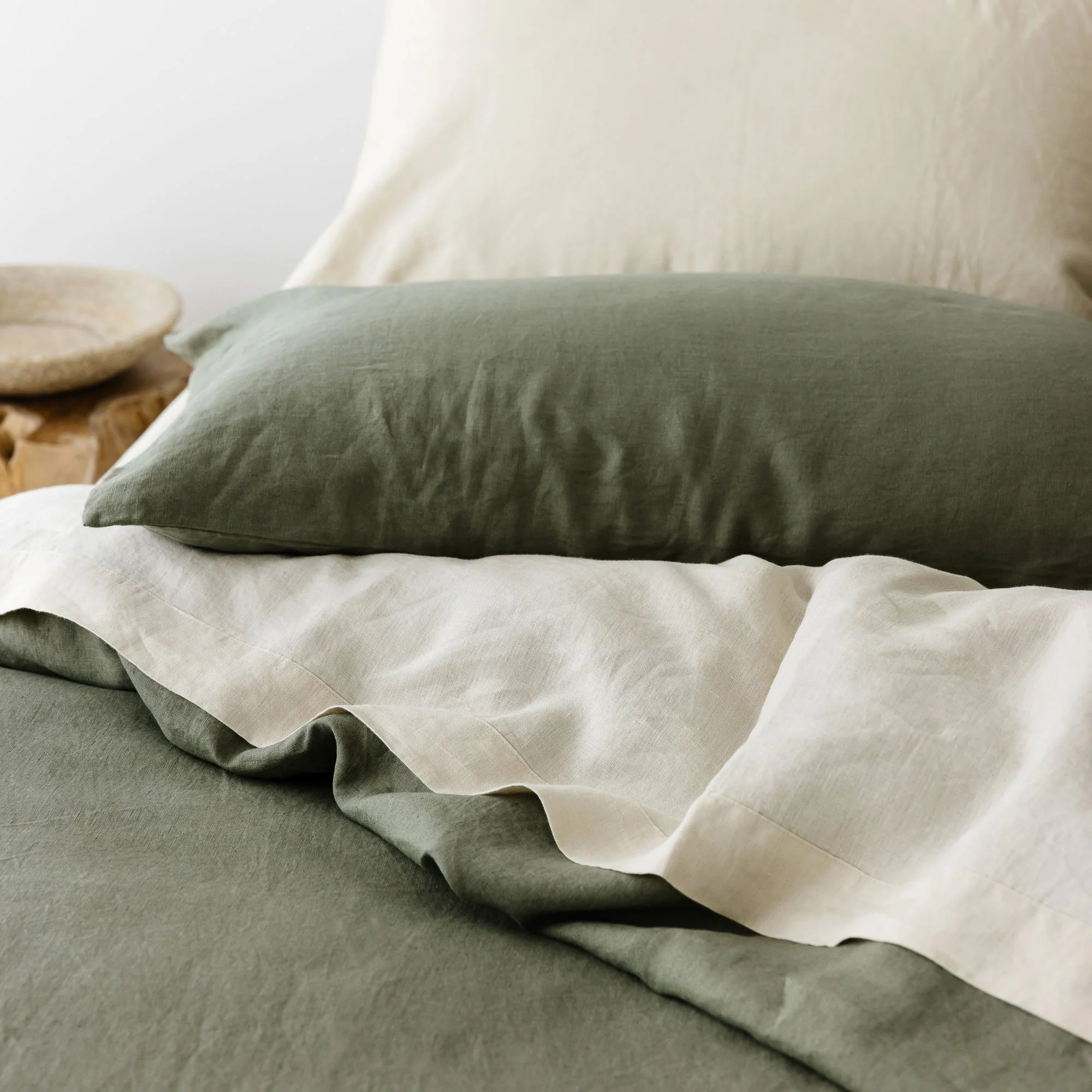 Oat Linen Flat Sheet - Image 8
