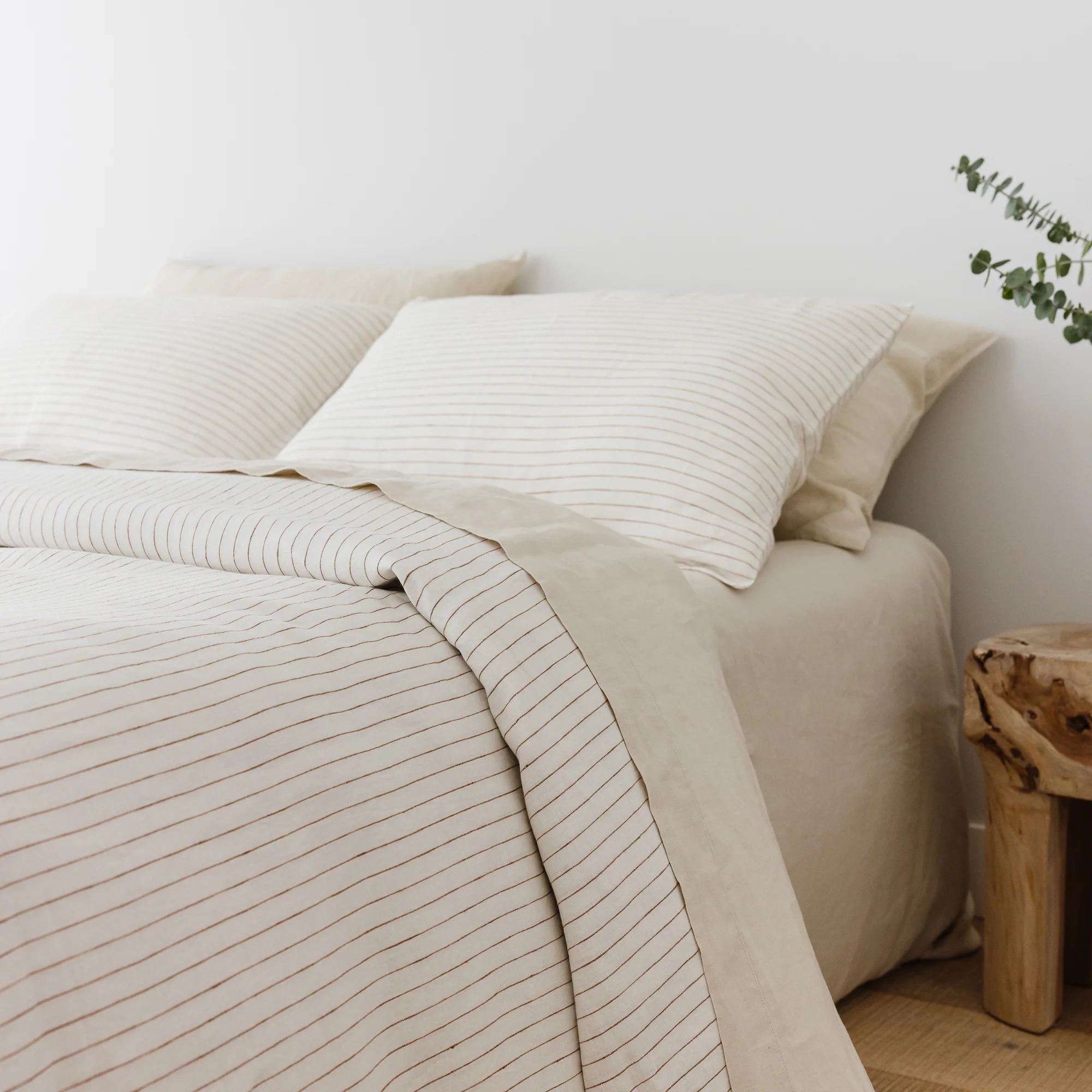 Oat Linen Sheets Set - Image 15