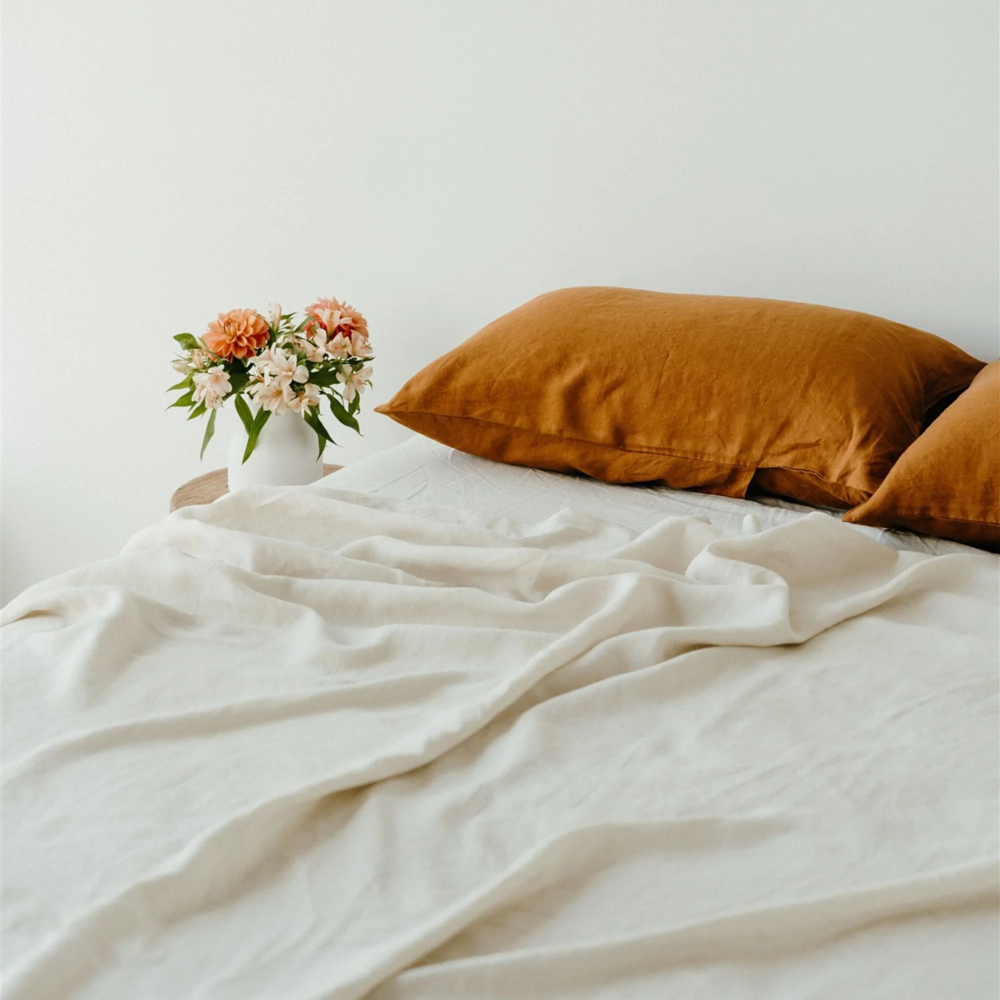 Oat Linen Sheets Set - Image 16