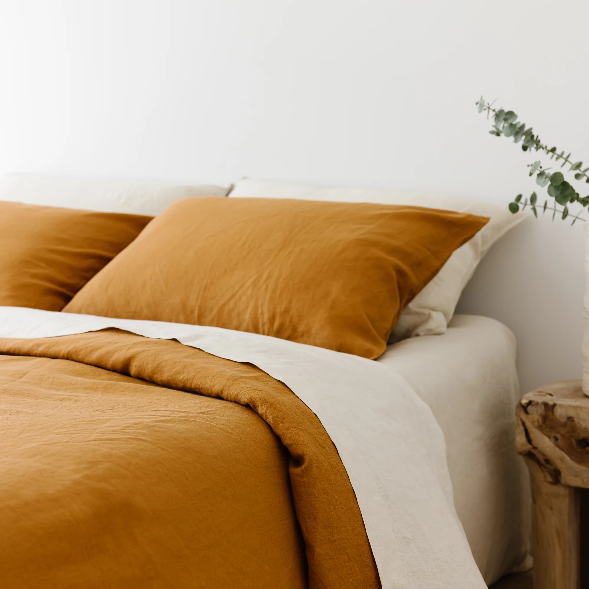 Oat Linen Sheets Set - Image 7