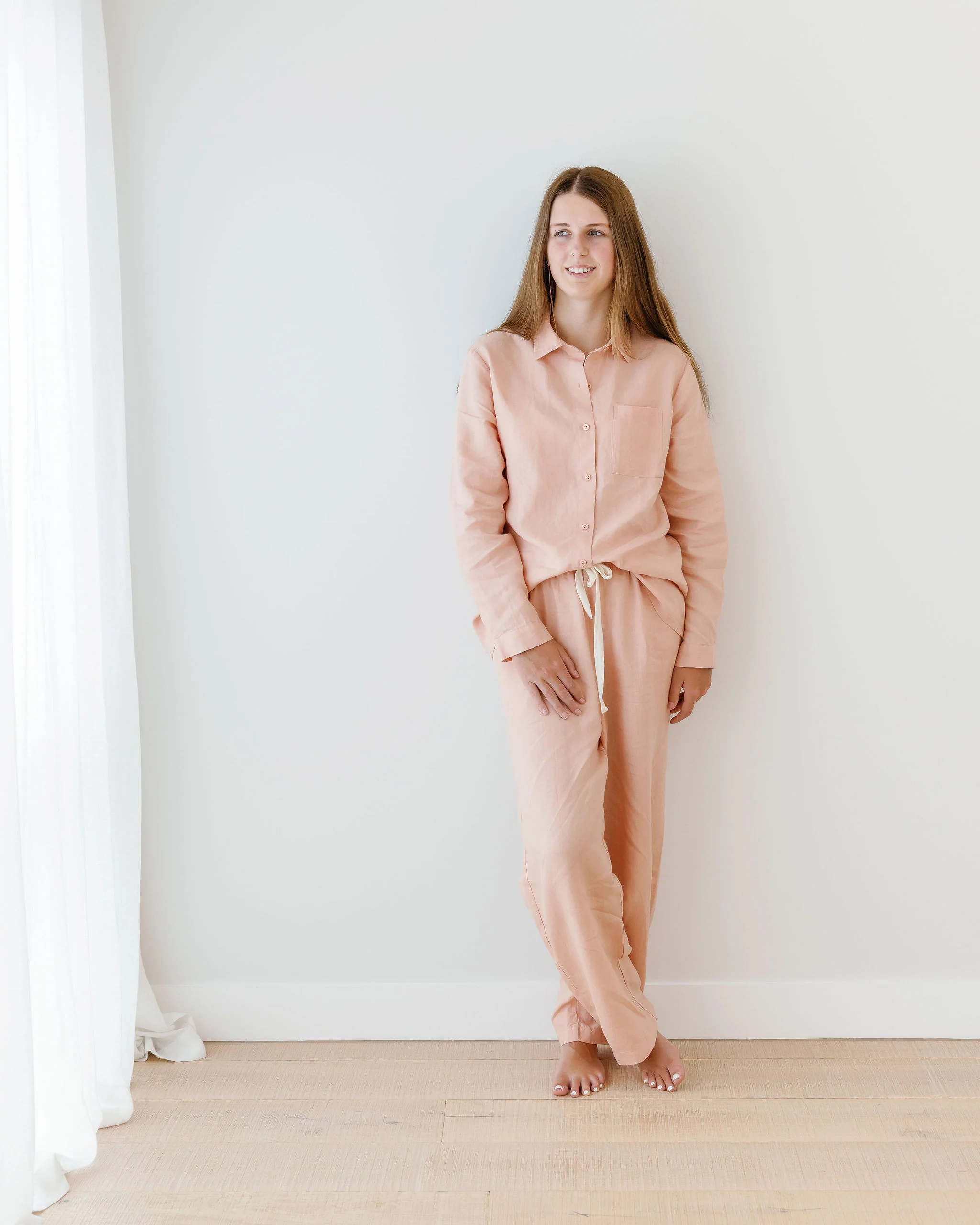 Peach Winter Pyjama Set - Image 2