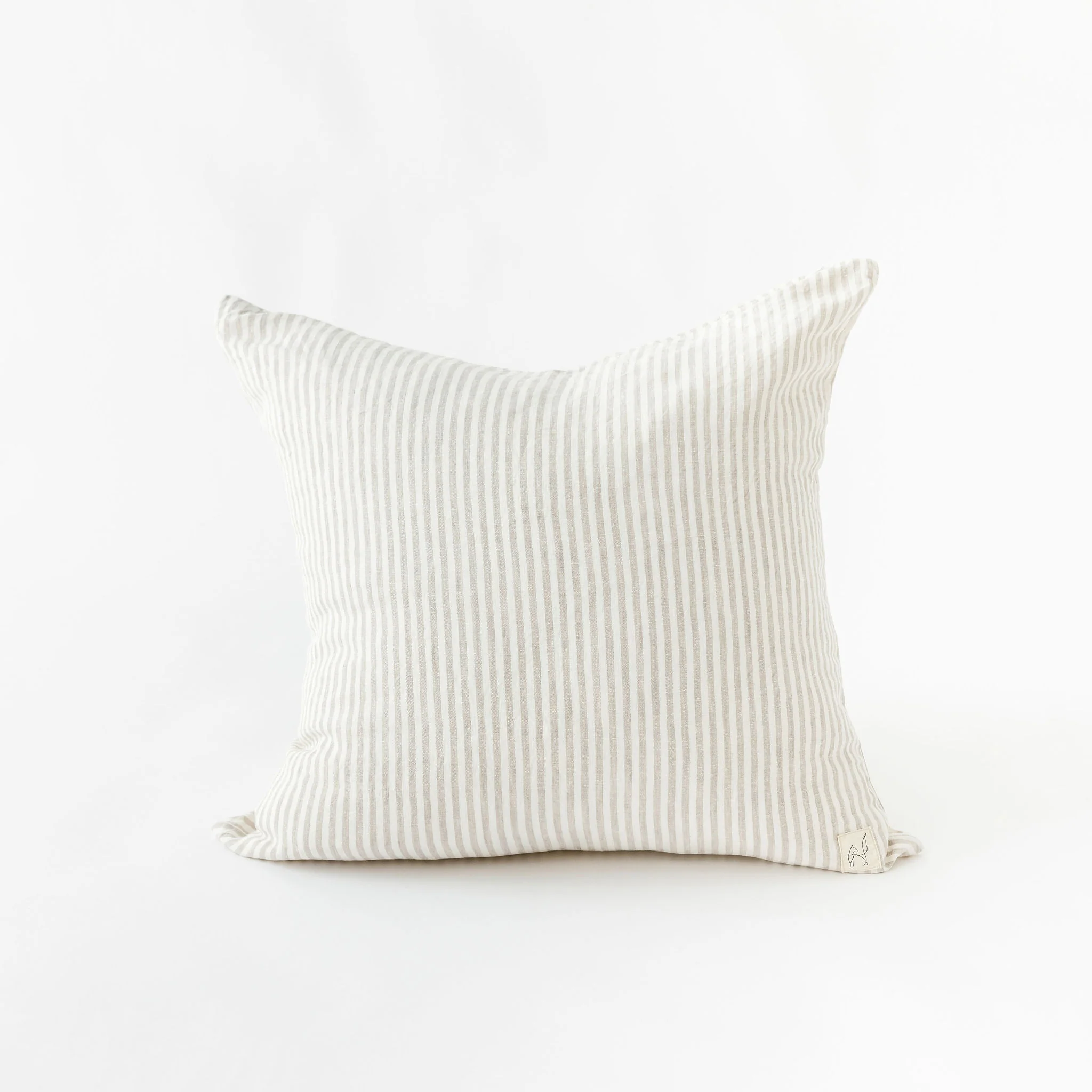Sand Stripes Linen Cushion Cover