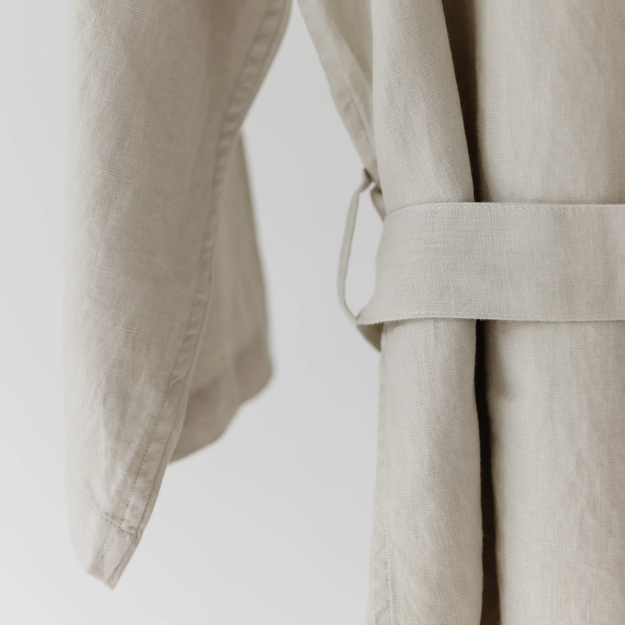Stone Linen Robe - Image 3