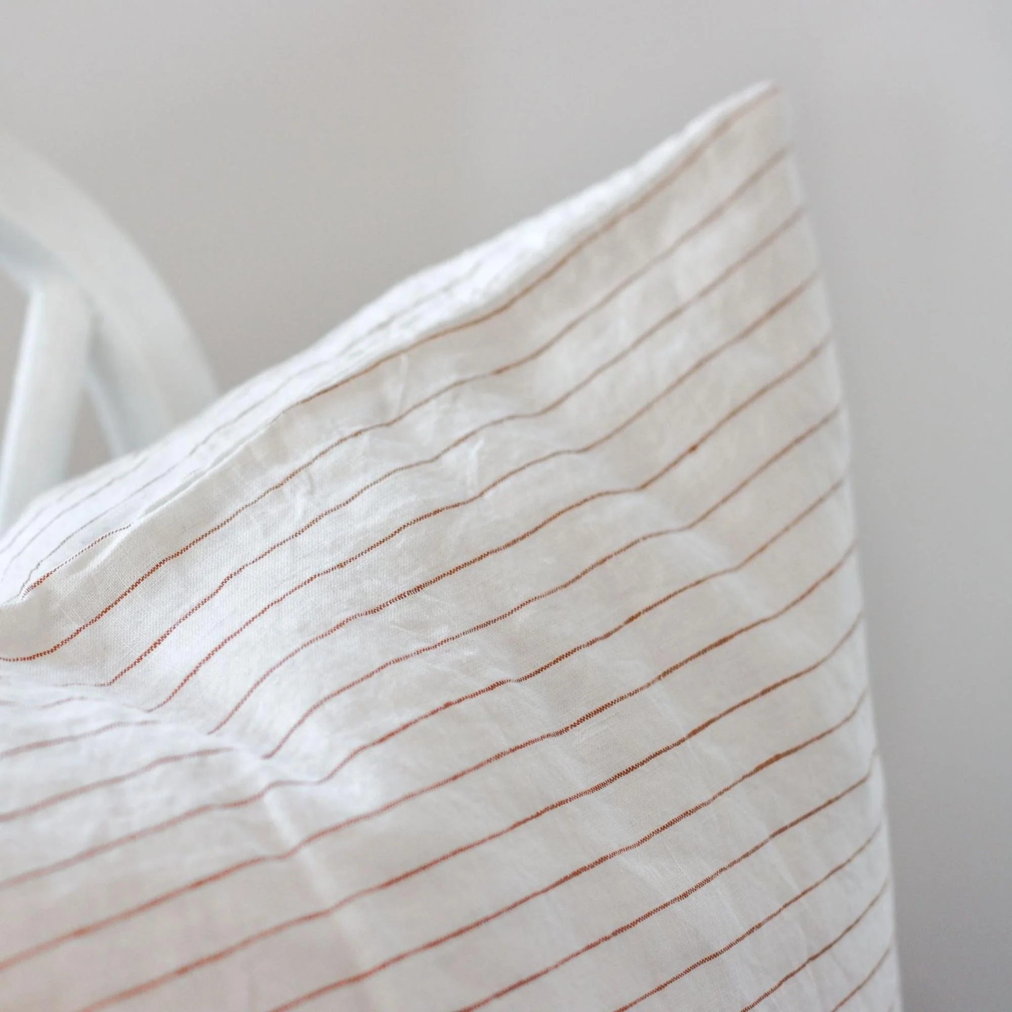Tobacco Stripes Linen Pillowcases - Image 13
