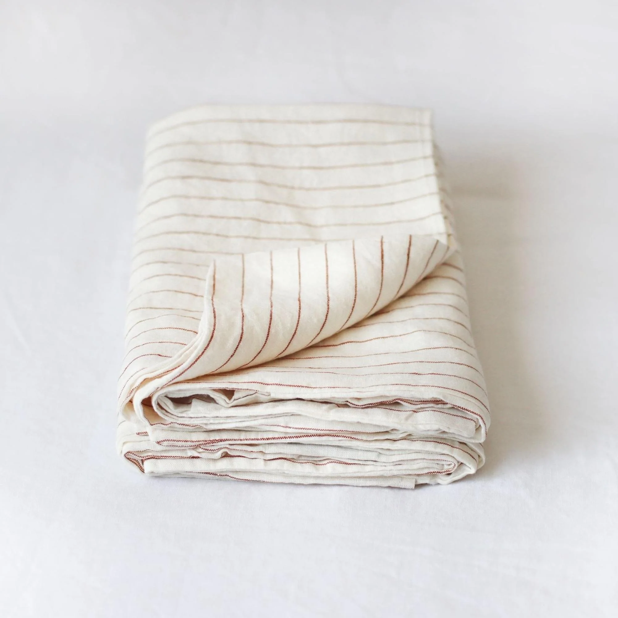 Tobacco Stripes Linen Pillowcases - Image 14